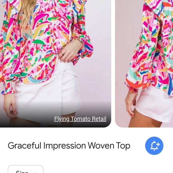 Flying tomoato multicolor shirt - Picture 4 of 4